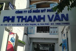 Công ty Phi Thanh Vân bị đình chỉ sản xuất mỹ phẩm 