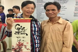 Nhiều bệnh nhân ở Chợ Rẫy gửi gắm mong ước qua thư pháp