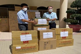 500 gói thuốc hỗ trợ điều trị F0 từ TPHCM vừa đến TP Phan Thiết
