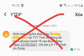 Quảng Ngãi thông báo về tin nhắn tiêm vaccine COVID-19 cho trẻ