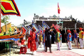 Trang trọng lễ khao lề thế lính Hoàng Sa tại Lý Sơn