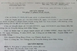 Bị phạt 10 triệu vì tung tin đồn thất thiệt trên Facebook