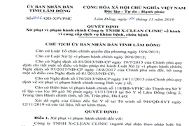 Cơ sở spa bị đình chỉ, phạt 120 triệu vì hoạt động không phép