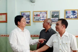 Bí thư tỉnh Bình Định thăm cựu binh Gạc Ma Lê Minh Thoa