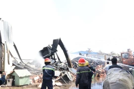 Hai công ty liền nhau ở Bình Dương cháy dữ dội