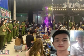 Bình Dương: Hàng chục cảnh sát vây bắt 2 thanh niên trong quán nhậu