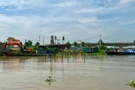 Bình Dương: Nửa đêm khai thác đất trên sông thì bị bắt