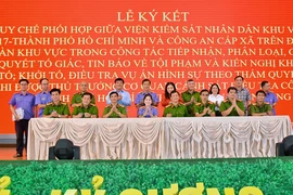 VKS khu vực 17 - TP.HCM phối hợp với công an 7 phường, xã để giải quyết nhanh các vụ án
