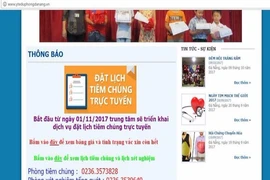 Chỉ cần gọi điện hẹn giờ là đến tiêm chủng