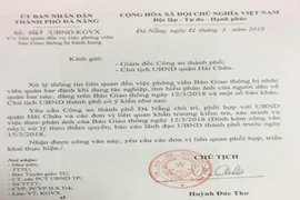 Chủ tịch Đà Nẵng chỉ đạo xử lý vụ hành hung PV