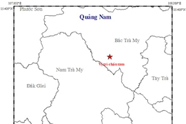 Trong 1 giờ, Quảng Nam xảy ra liên tiếp 4 trận động đất