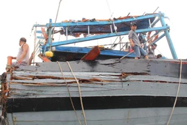 'Sau khi tông, tàu lạ đẩy chúng tôi đi cả km'