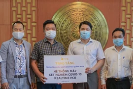 Quảng Nam được tặng hệ thống máy xét nghiệm Realtime PCR