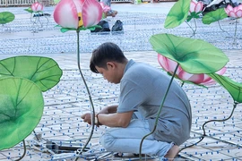 Nửa triệu bóng đèn LED thắp sáng bờ sông Hàn