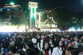 Chào đón năm mới 2024 tại Hà Nội. 