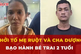 Khởi tố mẹ ruột và cha dượng bạo hành bé trai 2 tuổi đến đa chấn thương