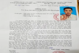 Truy tìm người thuê ô tô rồi mất tăm hơn 1 tháng