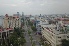 Một góc TP Cần Thơ nhìn từ trên cao