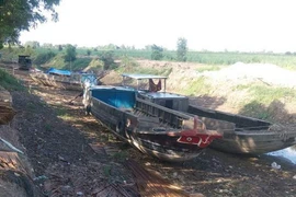 Hạn hán ở Vĩnh Thuận (Kiên Giang) năm 2016