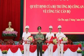 Công an Cần Thơ có 3 Phó giám đốc mới