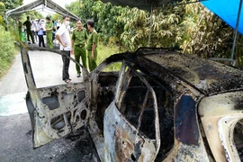 An Giang: Không khởi tố vụ bộ xương khô trong xe taxi cháy trơ khung