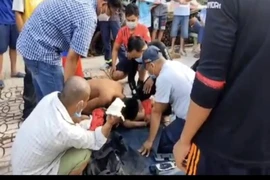 Rơi sông, 2 anh em đuối nước thương tâm. Ảnh: HD