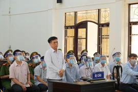 Bị cáo Diệp Văn Thạnh (đứng). Ảnh: HD