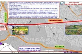 Đề xuất 2 phương án thực hiện cao tốc Cao Lãnh - An Hữu 