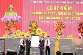 Long trọng lễ kỷ niệm 190 năm Ngày truyền thống thành lập tỉnh An Giang