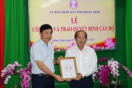 Phó chủ tịch Đồng Tháp làm Giám đốc Sở Y tế