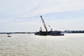 An Giang thu hồi giấy phép khai thác cát khu mỏ sông Tiền 