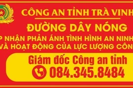 Giám đốc Công an tỉnh Trà Vinh công bố số điện thoại đường dây nóng 