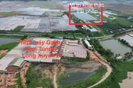 An Giang: Thông tin với báo chí về xử lý 1 công ty có sai phạm khai thác đất