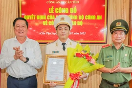 Công an TP Cần Thơ có thêm Phó Giám đốc, được biệt phái công tác ở Ban Nội chính Thành ủy