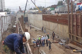 Gấp rút hoàn thành hầm chui tại nút giao Mỹ Thủy