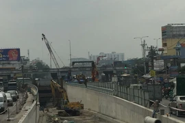 Gấp rút hoàn thành hầm chui dưới nút giao An Sương