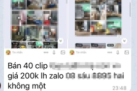 Nhộn nhạo 'chợ' clip 'nóng' trong các nhóm kín