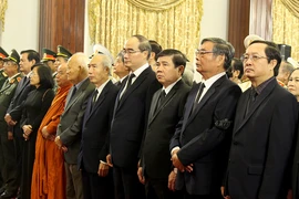 Trang nghiêm lễ truy điệu cố Tổng Bí thư Đỗ Mười tại TP.HCM