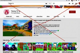 Kênh Timmy TV bị phạt 15 triệu đồng 