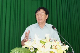 TS Nguyễn Hữu Nguyên, Hội Quy hoạch phát triển đô thị TP.HCM, phát biểu tại hội thảo. Ảnh: TIÊN NGÔ