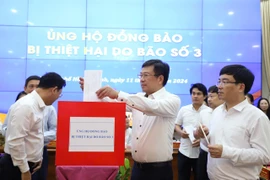 Lãnh đạo TP.HCM phát động ủng hộ đồng bào miền Bắc bị bão lũ