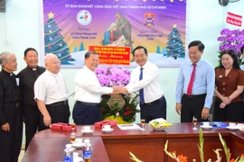 Chủ tịch Nguyễn Văn Được thăm, chúc mừng Giáng sinh đồng bào Công giáo TP.HCM
