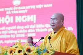 Thượng tọa Thích Phước Nguyên ứng cử đại biểu Quốc hội khóa XVI tại TP.HCM