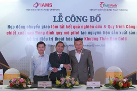 Chuyển giao công nghệ ứng dụng hoạt chất Caryotin vào Khương Thảo Đan Gold
