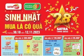 Hàng ngàn sản phẩm giảm giá mừng sinh nhật SATRA
