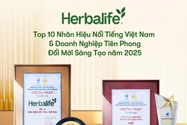 Herbalife Việt Nam đạt Chứng nhận Top 10 Nhãn hiệu nổi tiếng Việt Nam năm 2025