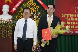 TAND tỉnh Bà Rịa-Vũng Tàu có phó chánh án 36 tuổi