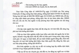 Bà Rịa - Vũng Tàu: Chỉ đạo khẩn về phòng, chống COVID-19