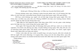 Bà Rịa-Vũng Tàu: Miễn bài tập về nhà cho học sinh khi nghỉ Tết
