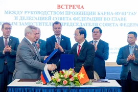 Bà Rịa-Vũng Tàu tiếp đoàn của Phó Chủ tịch thứ nhất Hội đồng Liên bang Nga